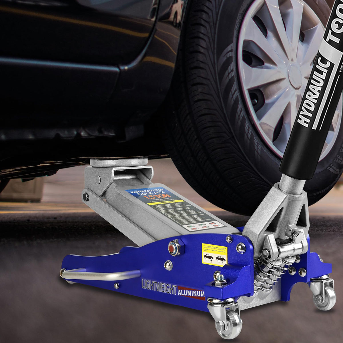 1.5 Ton Low Profile Steel Floor Jack U8781