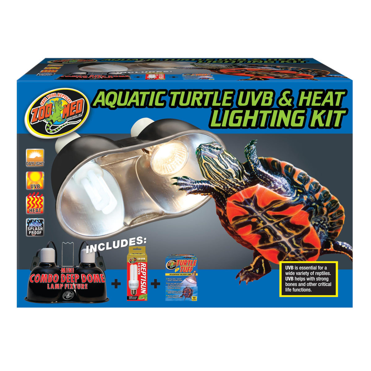 Aquatic Turtle Heat UVB Light Kit E531