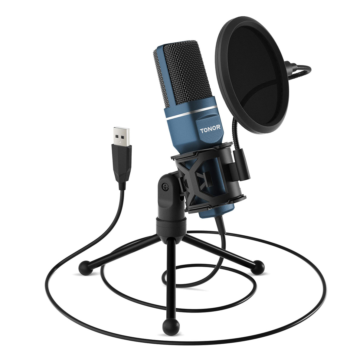 USB Microphone and Microphone Arm Stand R654393