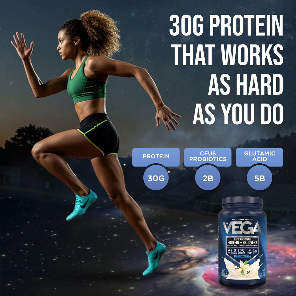 Vanilla Vegan Protein Powder 28.8 oz K364