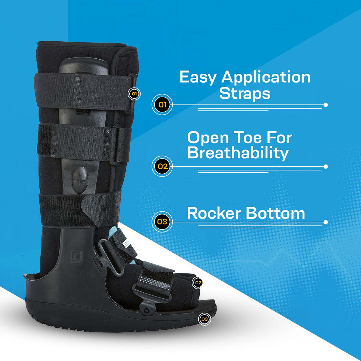 Walker Boot with Air Low Top Large L4343
