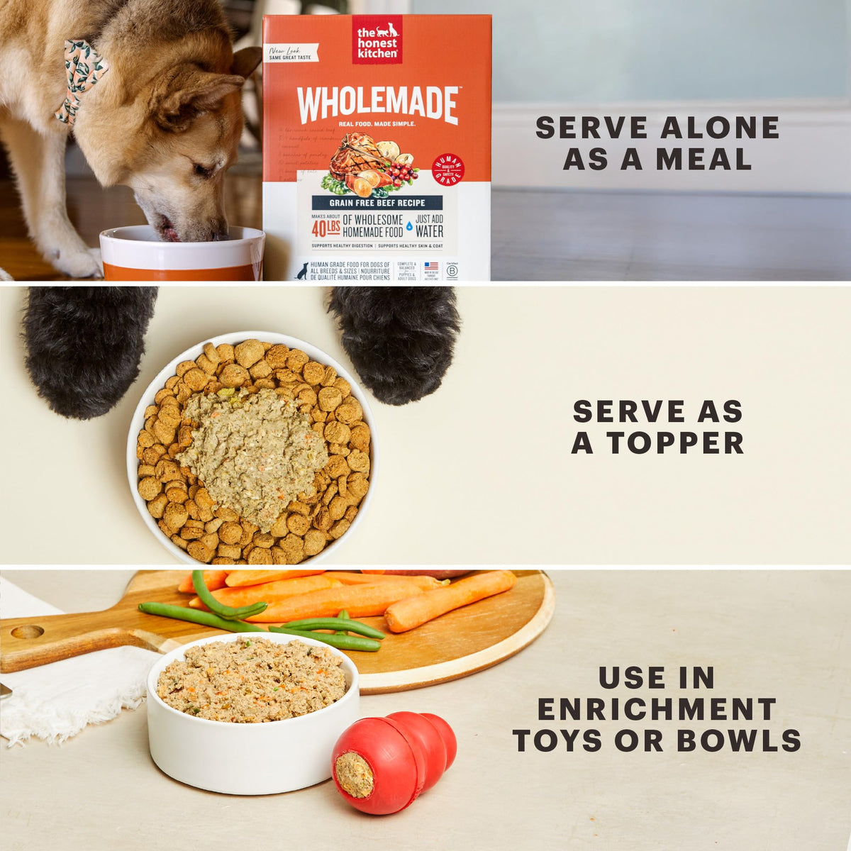 Whole Grain Chicken Recipe Dehydrated Dog Food 10 lb X340