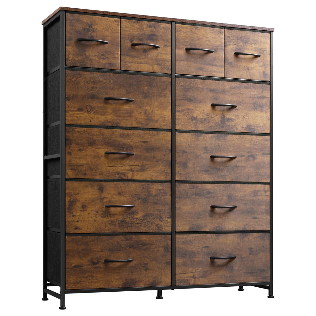 12 Drawer Fabric Dresser Storage Chest T2170