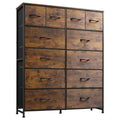 12 Drawer Fabric Dresser Storage Chest T2170