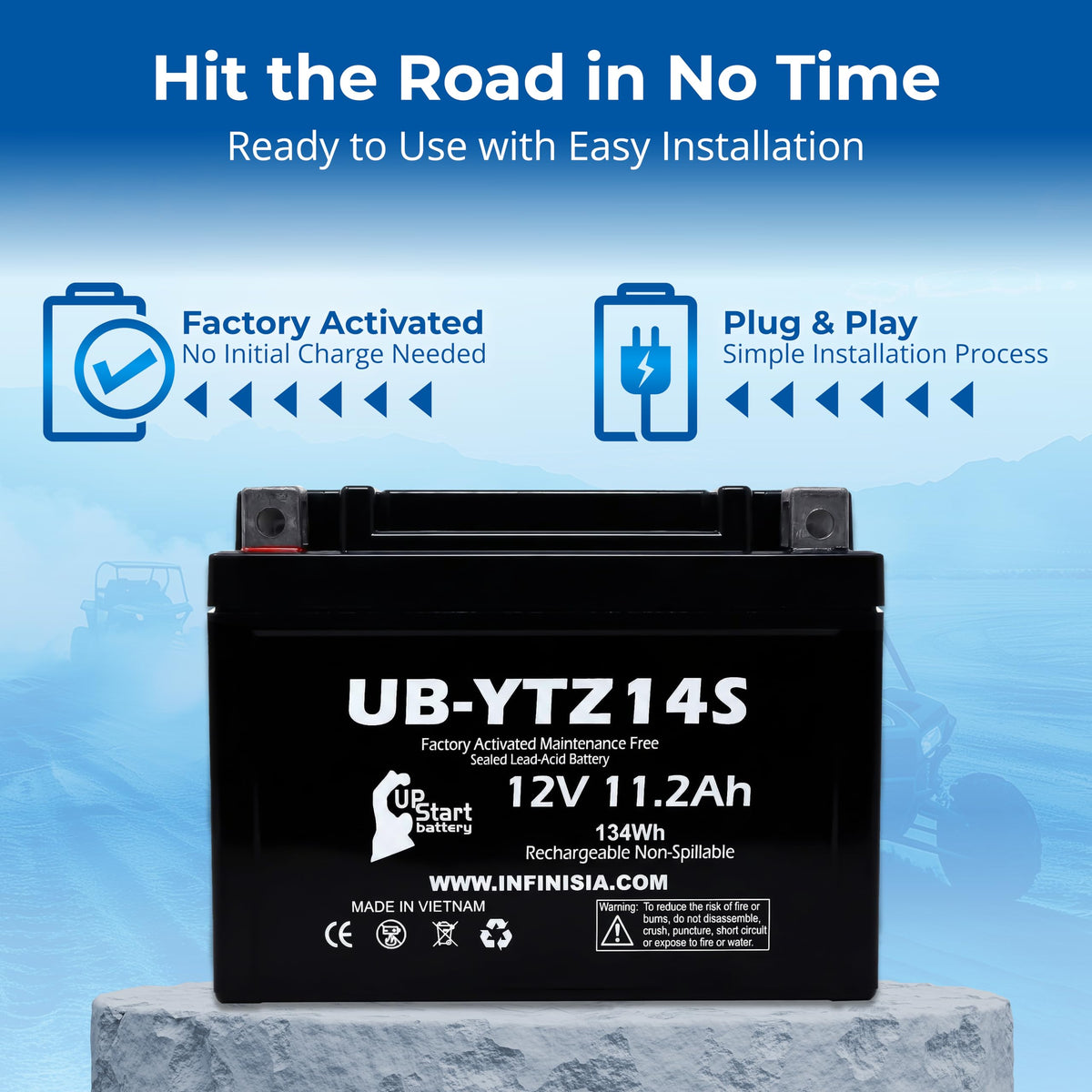 12V 11.2Ah Battery Y61644