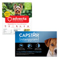Flea and Tick Prevention for Small Dogs 4-10 lbs (4 Doses) + Flea Treatment for Dogs 2-25 lbs (6 Doses) Bundle S90230