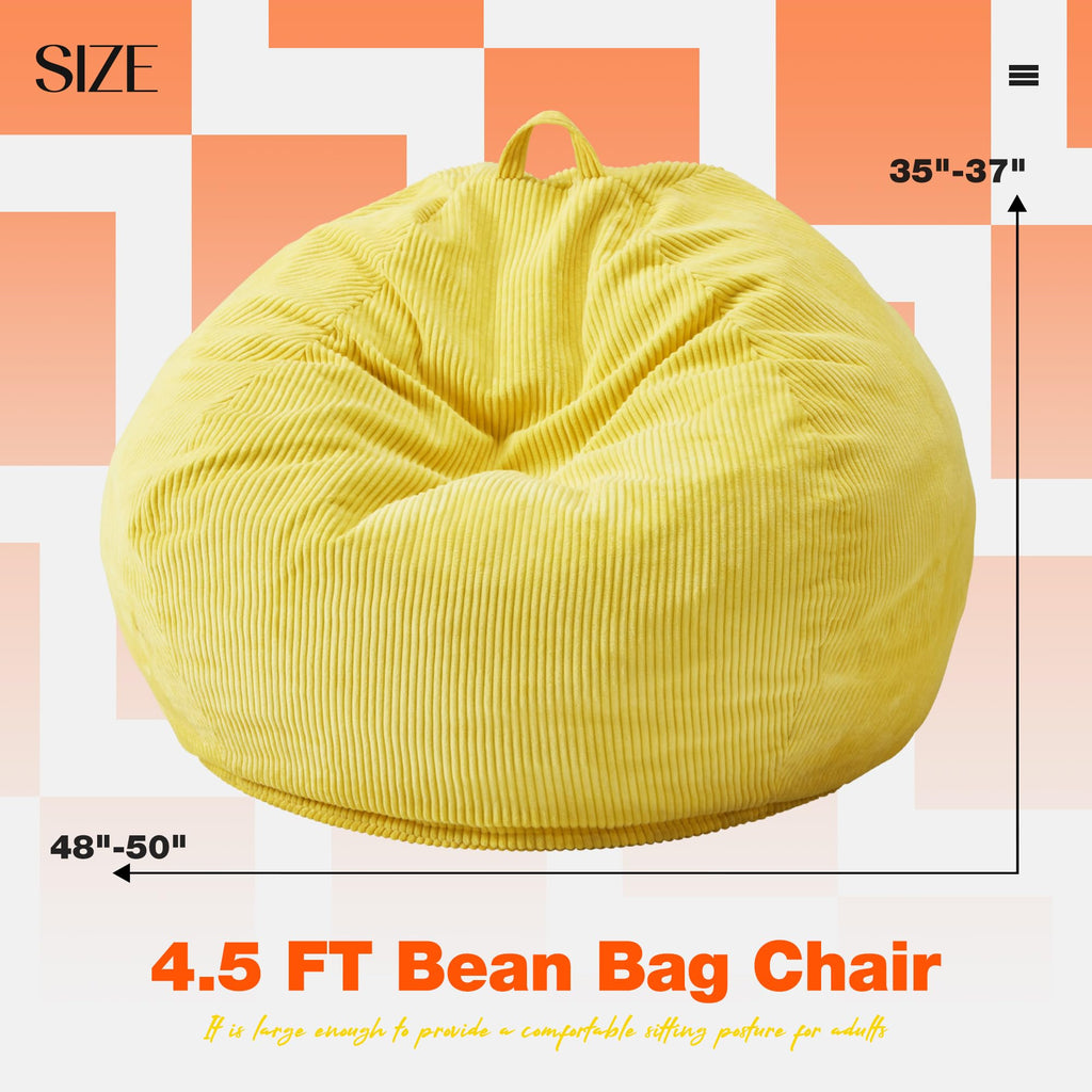 Oversized Bean Bag Chair with Filling P6958