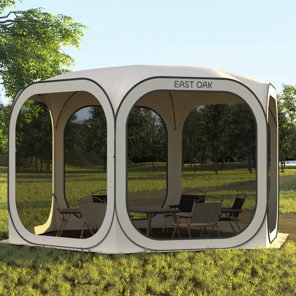 Pop-Up Screen House Tent 12 x 12 FT with Carry Bag A6952