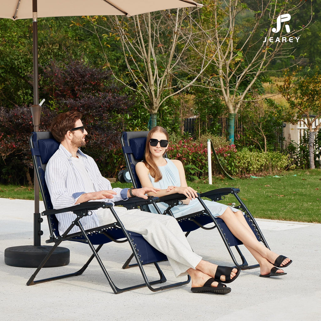 Oversized Zero Gravity Chairs Set of 2 G4170