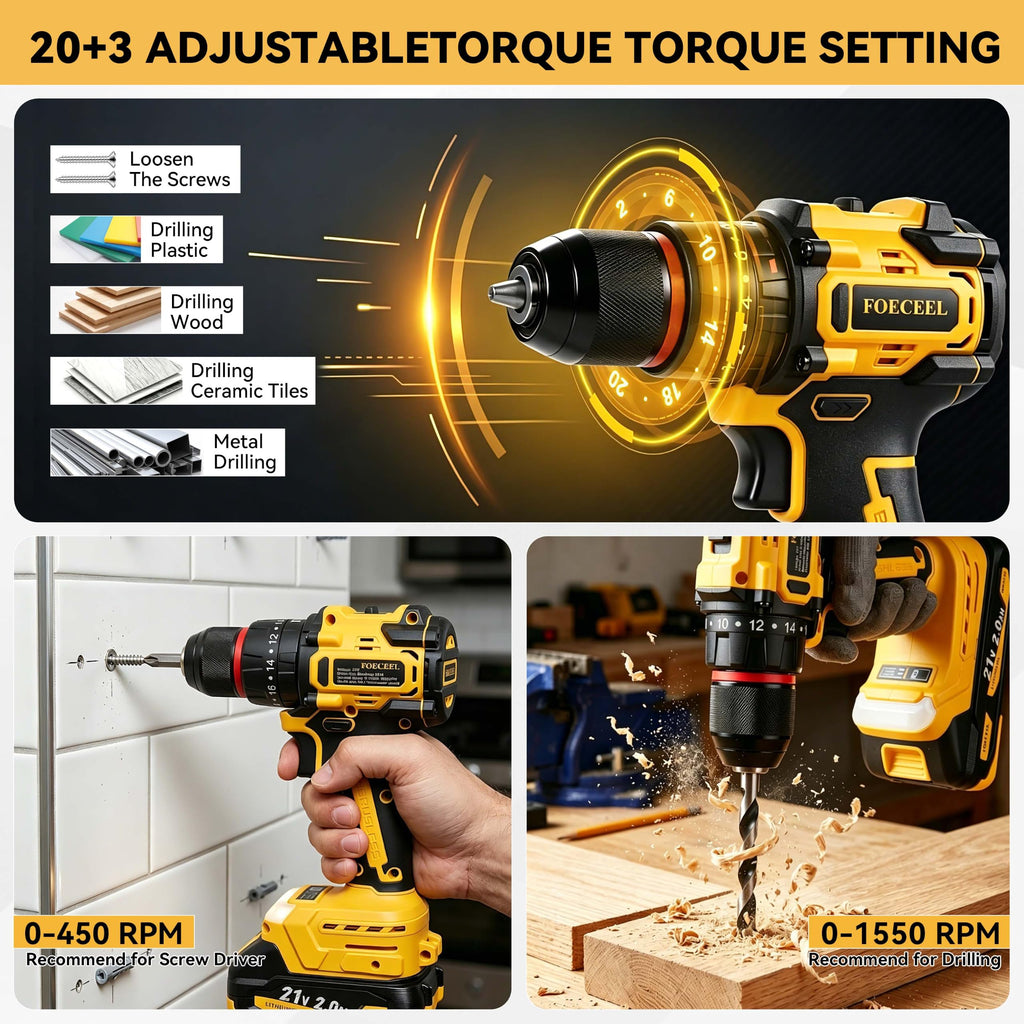 21V Brushless Cordless Drill Set T55668