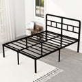 18 Inch Metal Queen Bed Frame with Headboard O3030