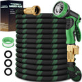 100 ft Lightweight Flexible Garden Hose with 10-Function Nozzle H351189